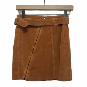 LELIS CORDUROY Brown  MINI SKIRT‎